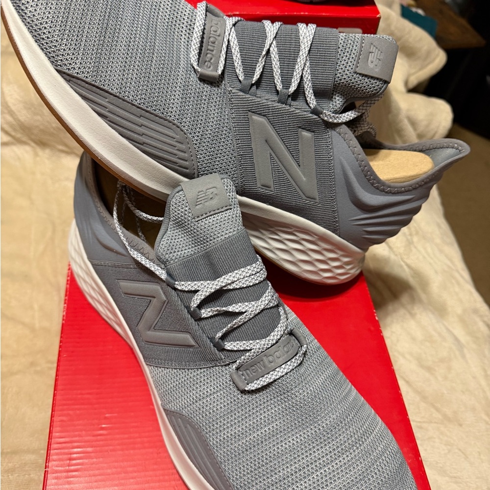 New Balance Men's Gray Athletic Shoes. Size 18!
